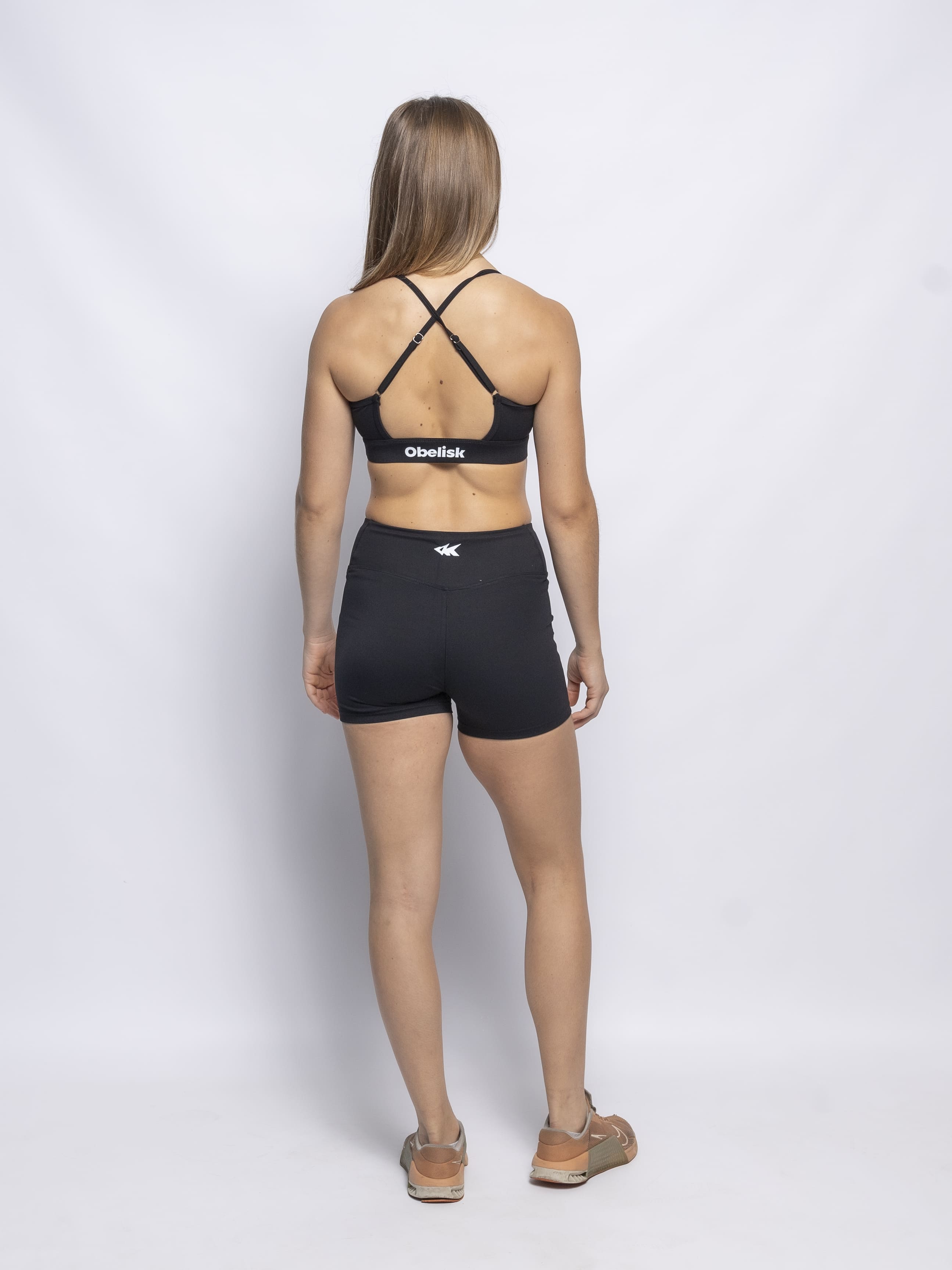 Sujetador deportivo crossback - Negro