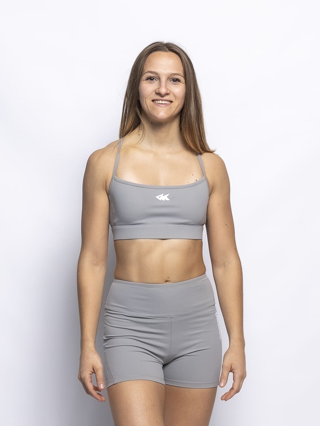 Sujetador Deportivo Crossback - Gris