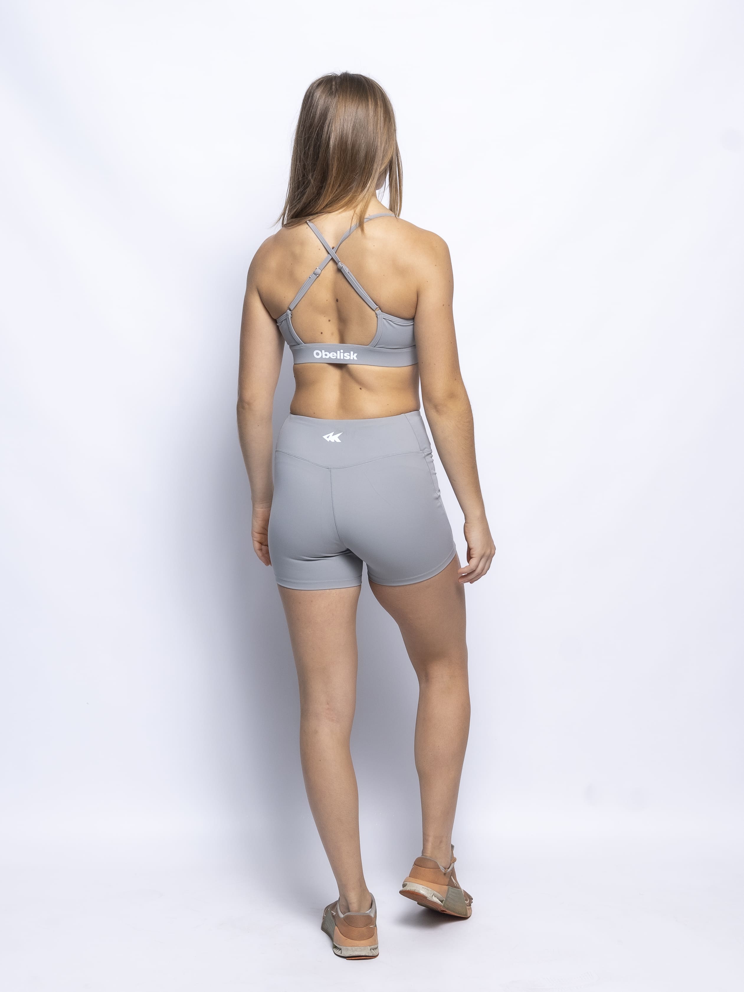 Sujetador Deportivo Crossback - Gris