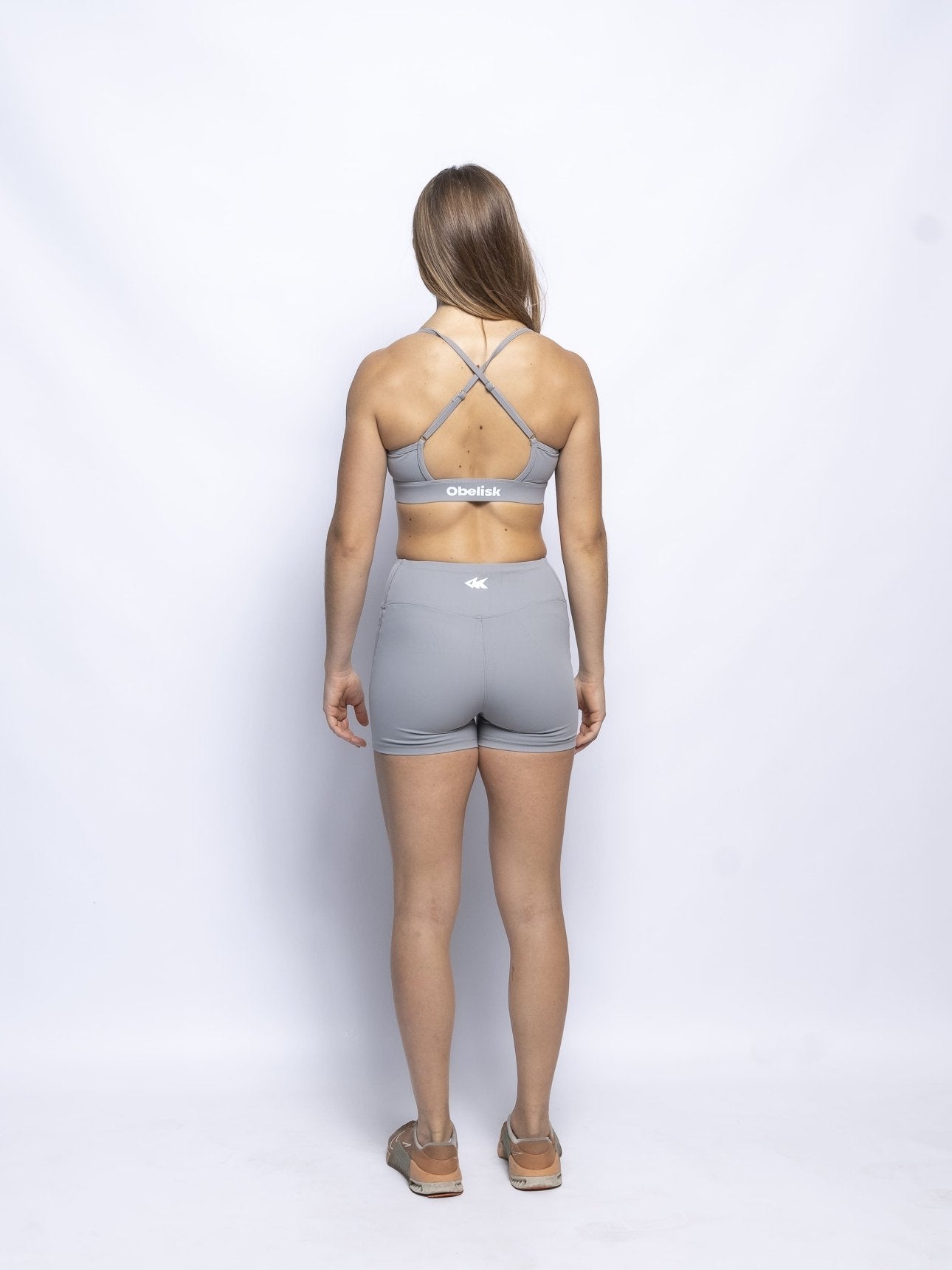 Pantalones cortos deportivos - Grises