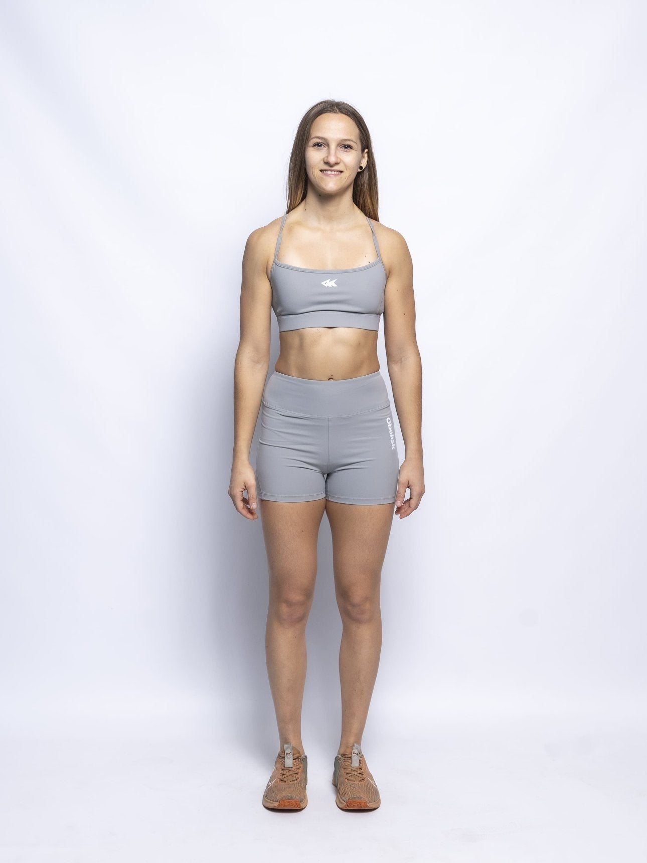 Pantalones cortos deportivos - Grises