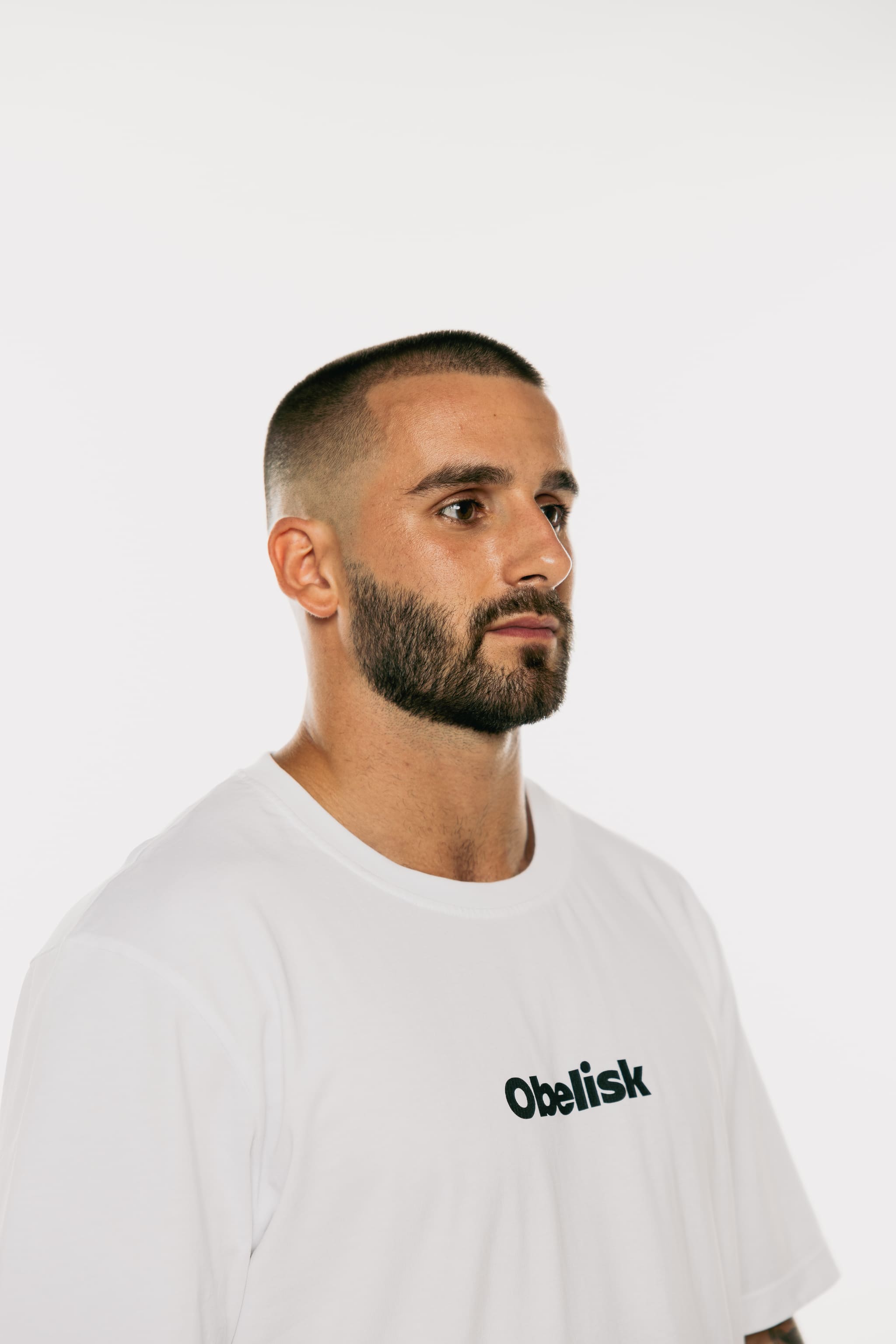 Camiseta con logo - Blanca