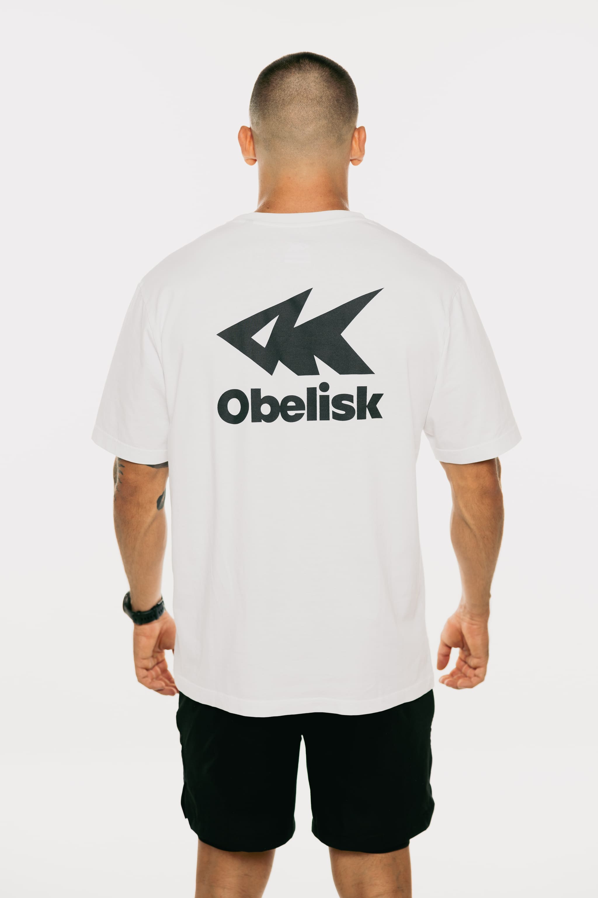 Camiseta con logo - Blanca