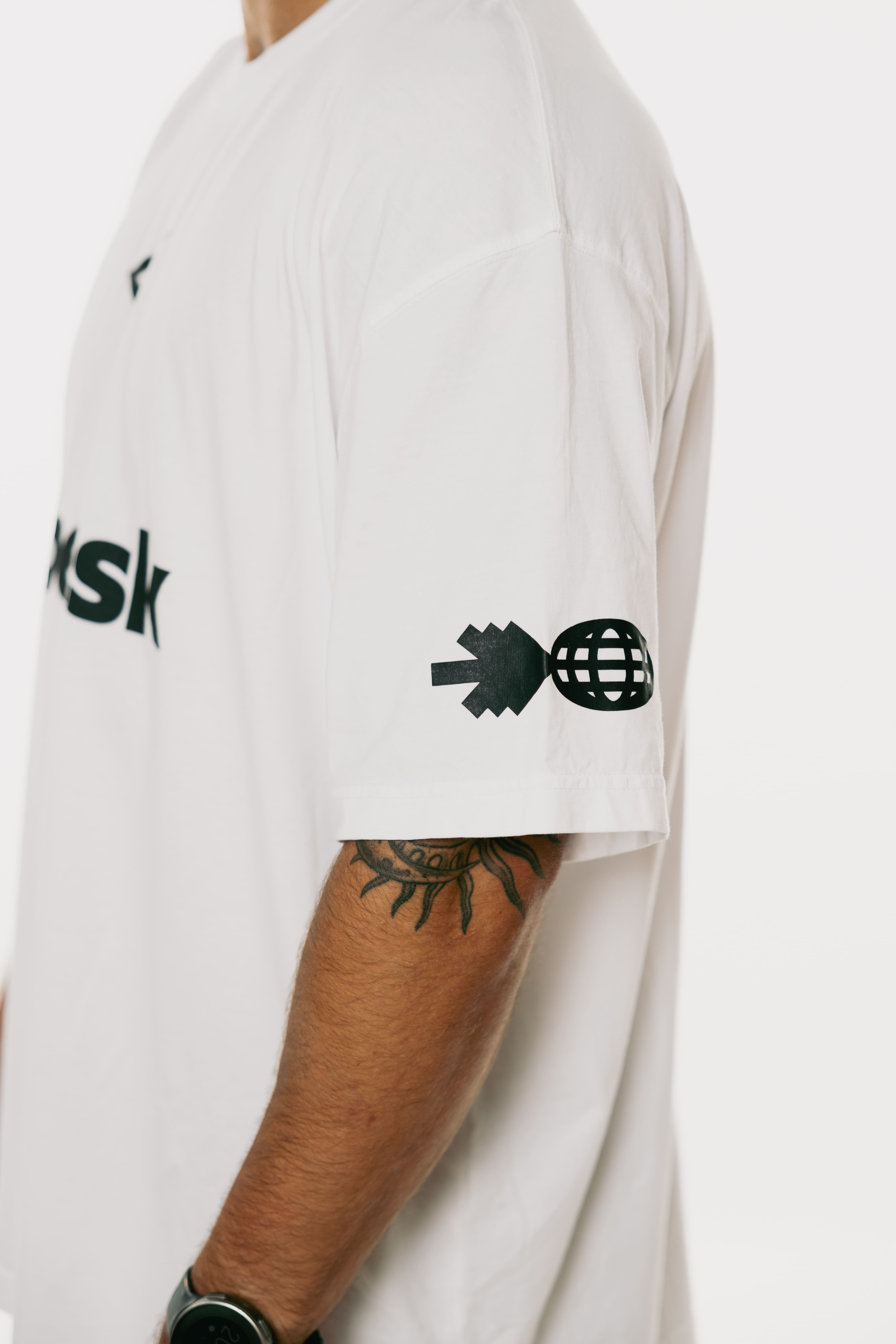 Camiseta Oversize - Blanca