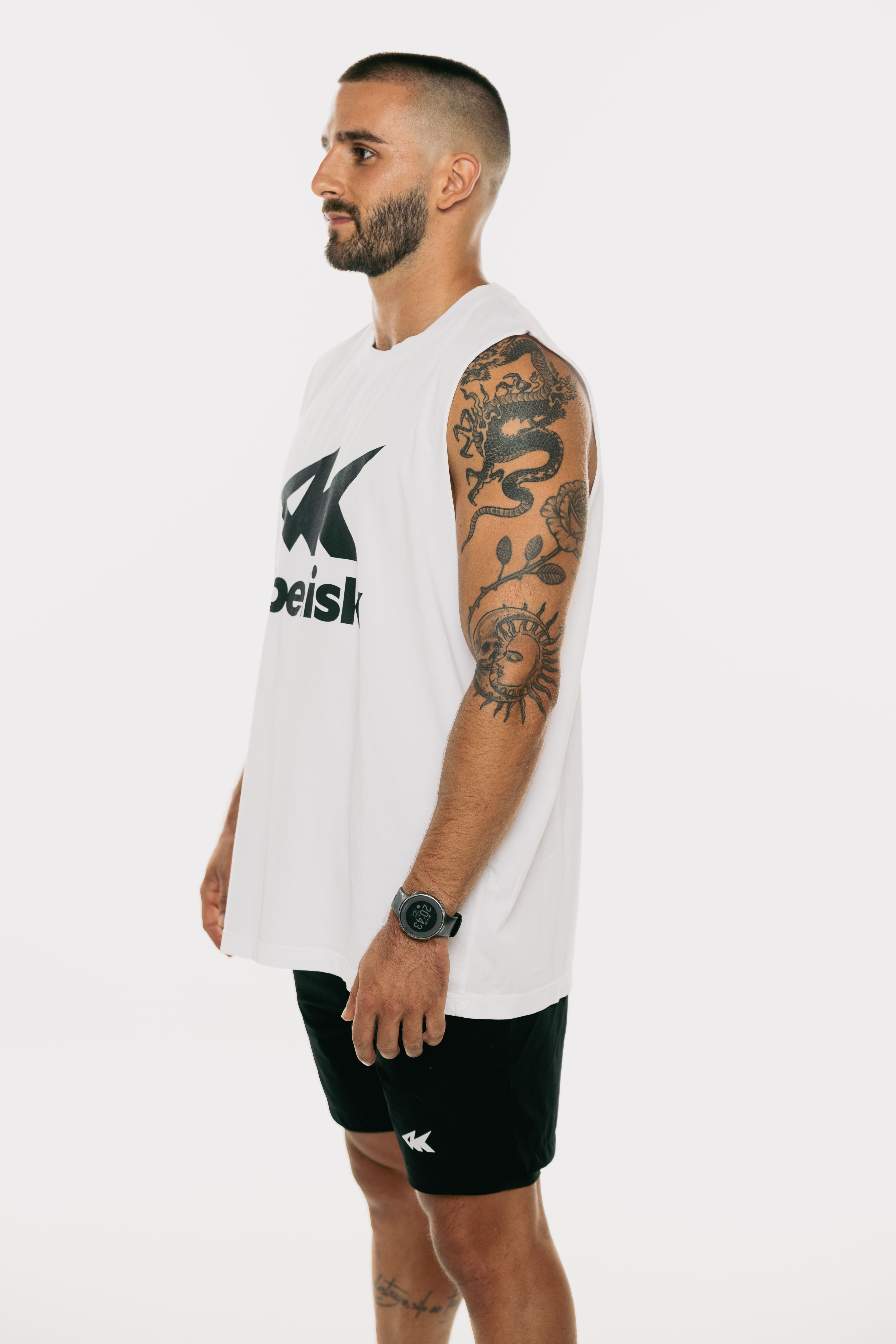 Camiseta sin mangas - Blanca
