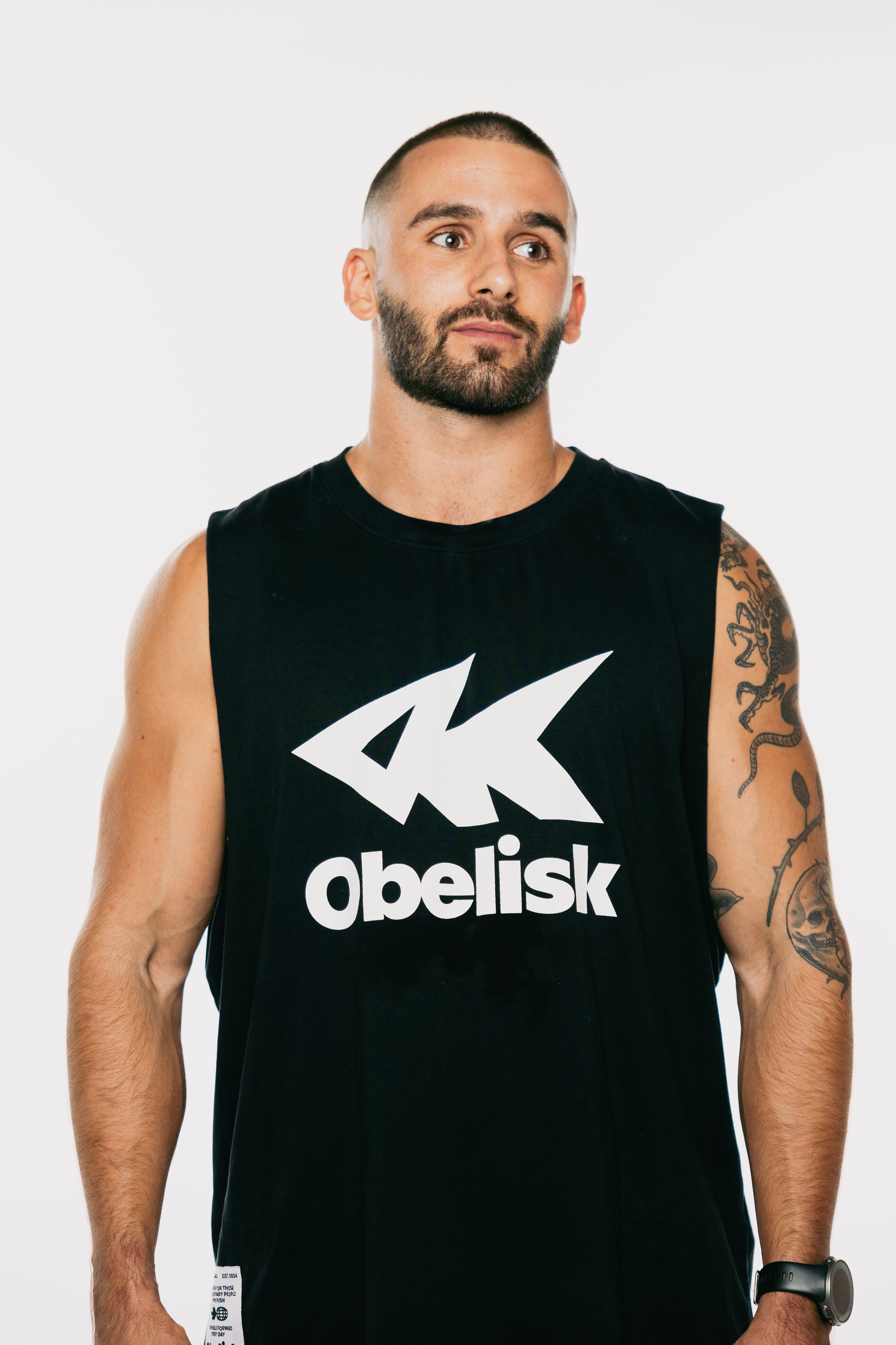 Camiseta sin mangas - Negra