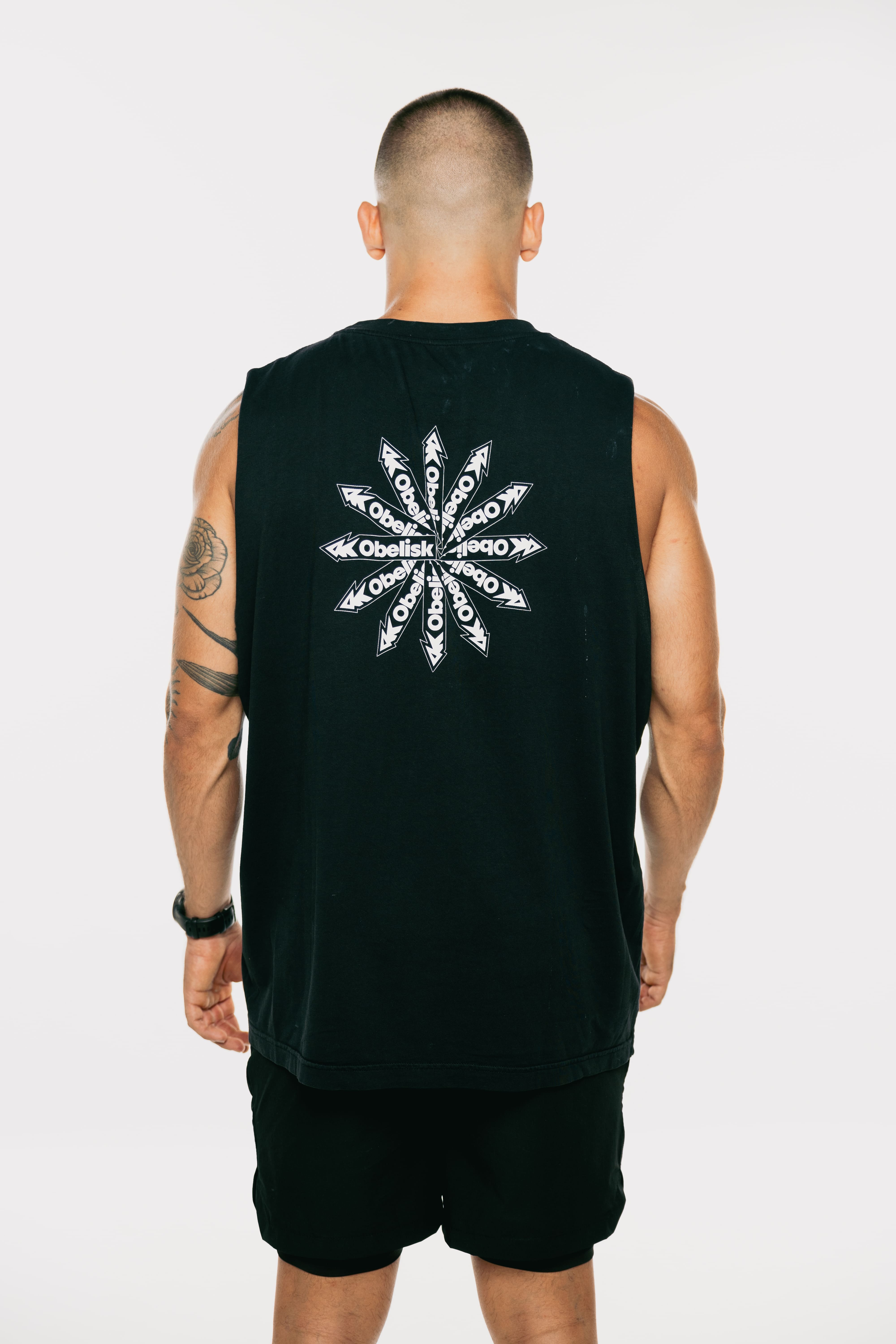 Camiseta sin mangas - Negra