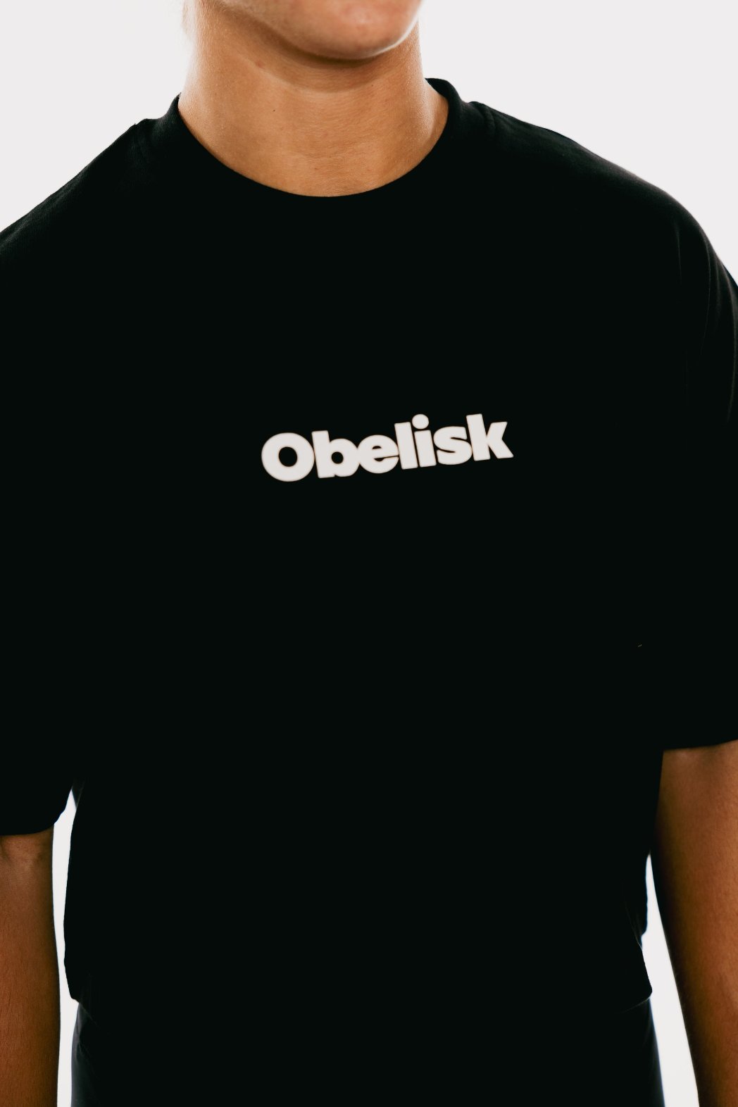 Logo Crop Top - Black