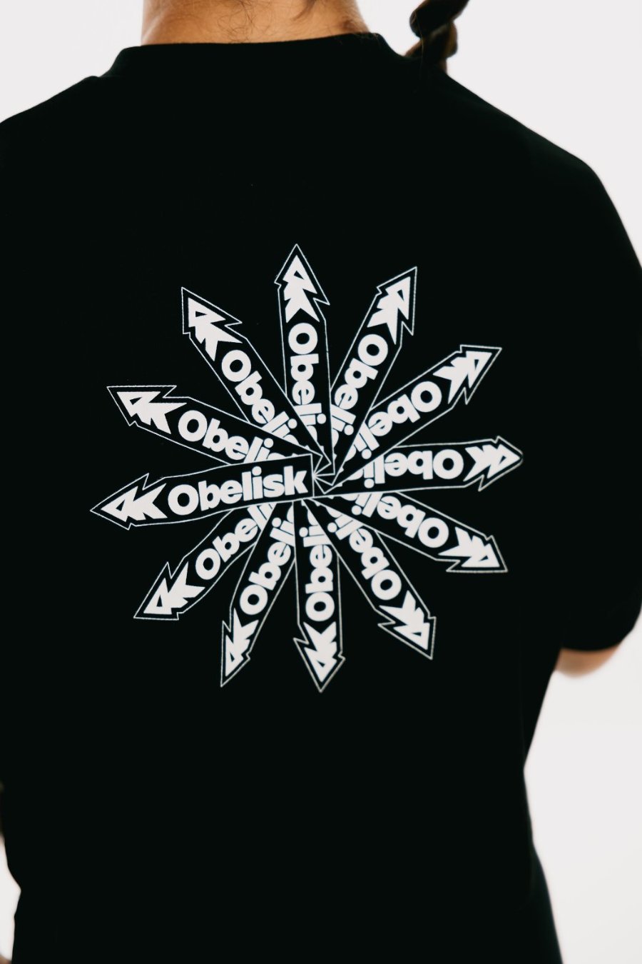 Logo Crop Top - Black